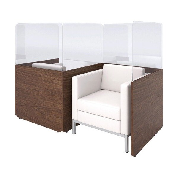 Groupe Lacasse Screen, X-Shaped, Freestanding, 36inx42in, Sahara LASLUSLX4236R - main